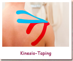 Kinesio-Taping, Naturheilpraxis Gabriele Hahn, Frankfurt Goldstein